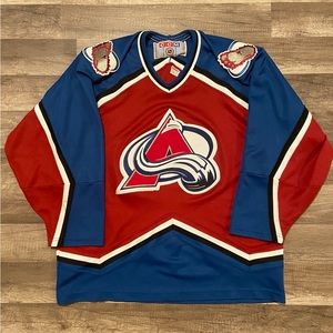 Vintage Colorado Avalanche CCM hockey jersey